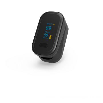 black with PI Portable fingertip pulse oximeter pulse